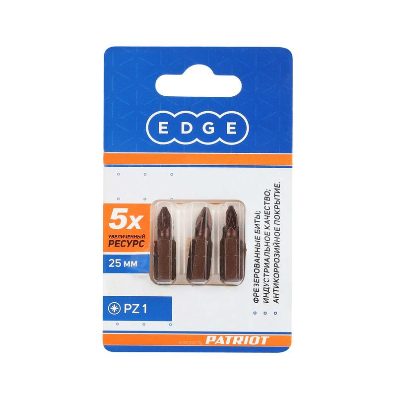  Бита PH0 сталь S2 длина 25мм (уп.3шт в блистере) PATRIOT 818010007 фото в каталоге от BTSprom.by