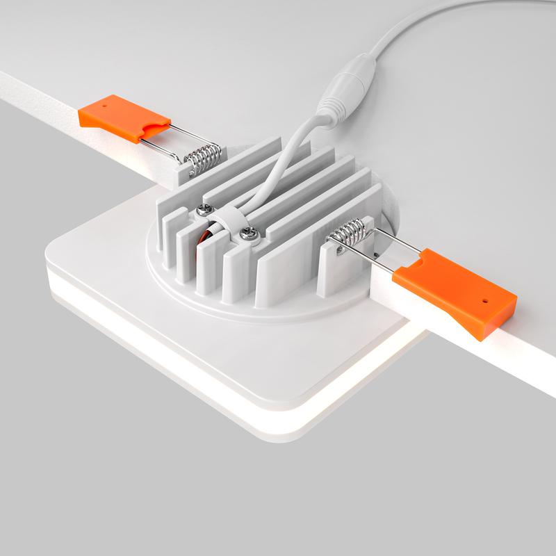  Светильник VGL 12Вт IP20 встраив. Voltega VGL303-L12W фото в каталоге от BTSprom.by