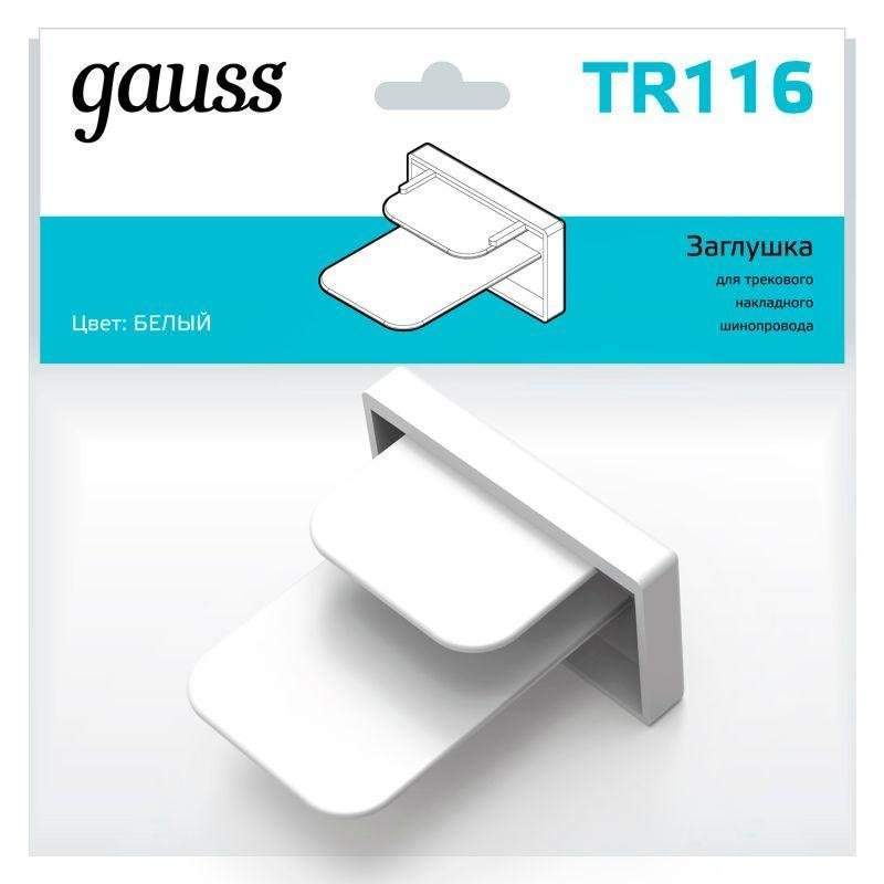заглушка track для трекового шинопровода бел. gauss tr116 от BTSprom.by