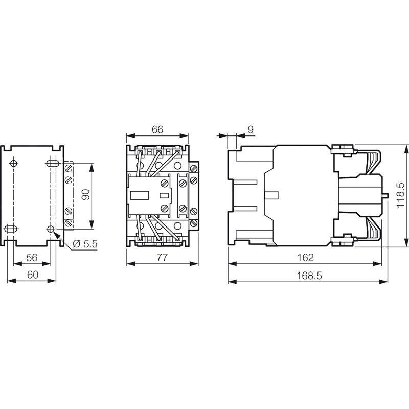 контактор ctx-c для конд. н.о.+н.з 110а 230в leg 029654 от BTSprom.by