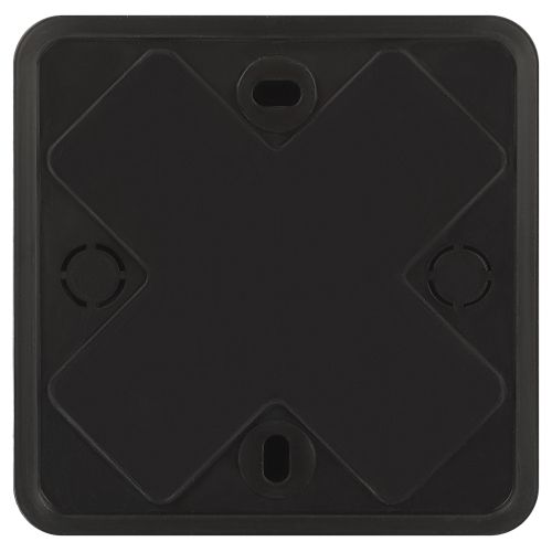  Коробка распаячная 75х75х28мм без клеммы IP40 черн. BS-B-75-75-28 Эра Б0061809 фото в каталоге от BTSprom.by