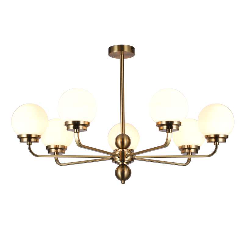 люстра gayle 5100-307 7хе27 40вт лофт-кантри rivoli б0055658 от BTSprom.by