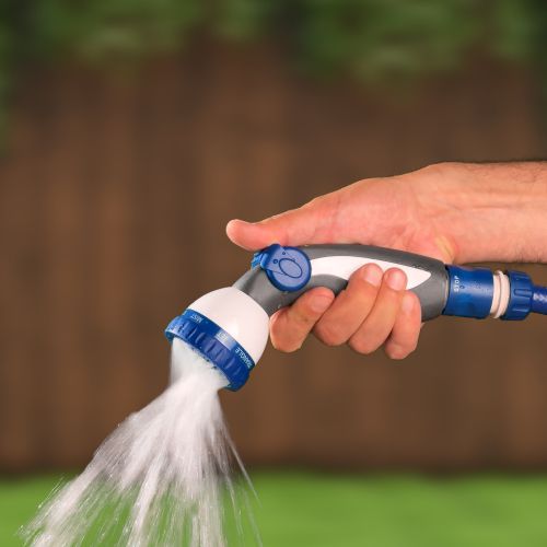  Пистолет-распылитель пластик 8 реж. (12/48/576) Green Apple Б0017766 фото в каталоге от BTSprom.by