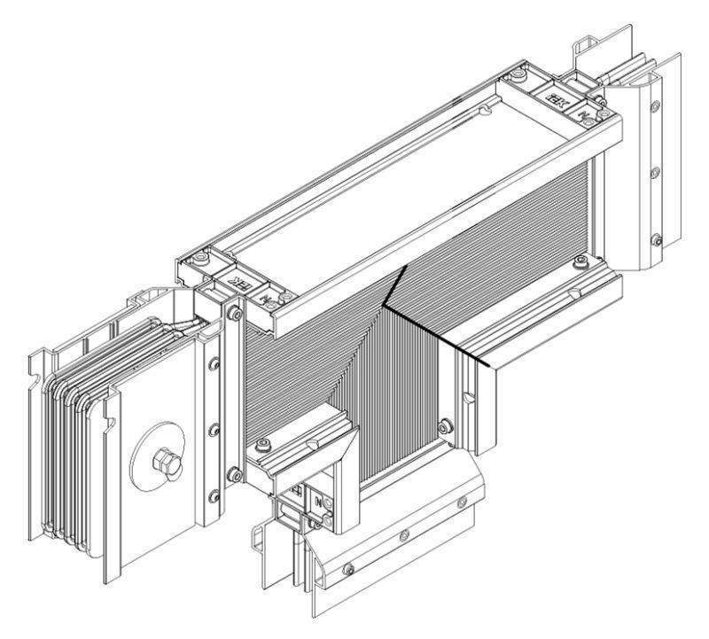 секция t-образ. вниз 1000а cu 3l+n+1/2pe ip55 тран. iek lb-1000c5-35-f-td от BTSprom.by
