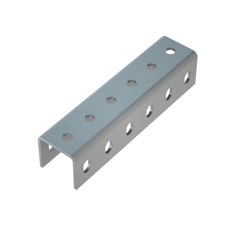 Соединитель усиленного швеллера 50х50 4мм SLPU50-50 INOX304 КМ LO18229 от BTSprom.by
