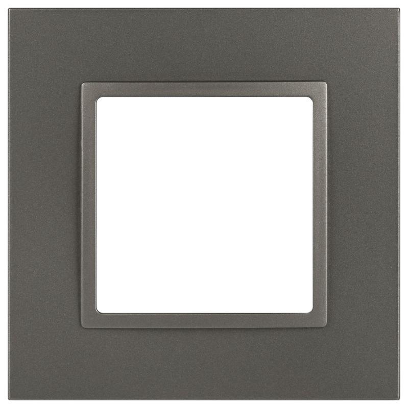 рамка 1-м elegance 14-5011-16 classic для розеток и выключателей титан эра б0065823 от BTSprom.by