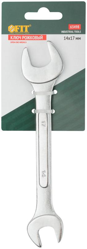 Ключ рожковый усиленный "Модерн" 14х17мм FIT 63498 фото в каталоге от BTSprom.by