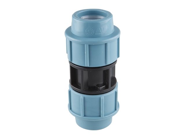 муфта пэ 63, av engineering (полипропилен, макс.  16 бар, макс.  40 °с) ave1046363 от BTSprom.by