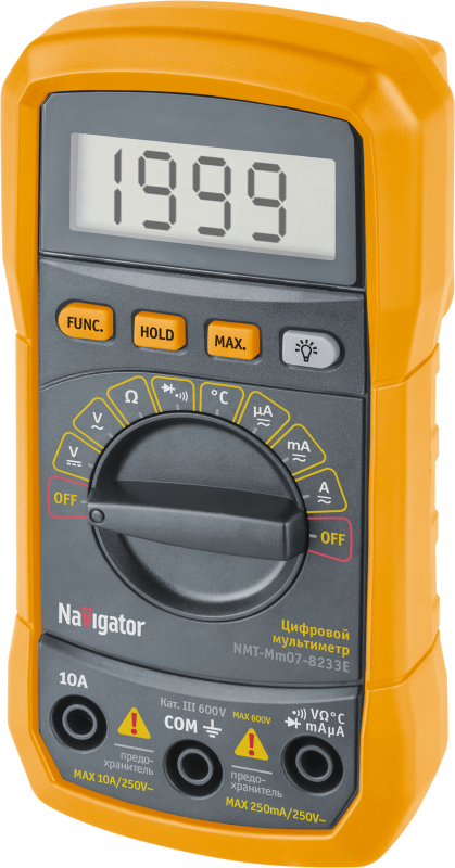 мультиметр 93 591 nmt-mm07-8233e (8233e) navigator 93591 от BTSprom.by