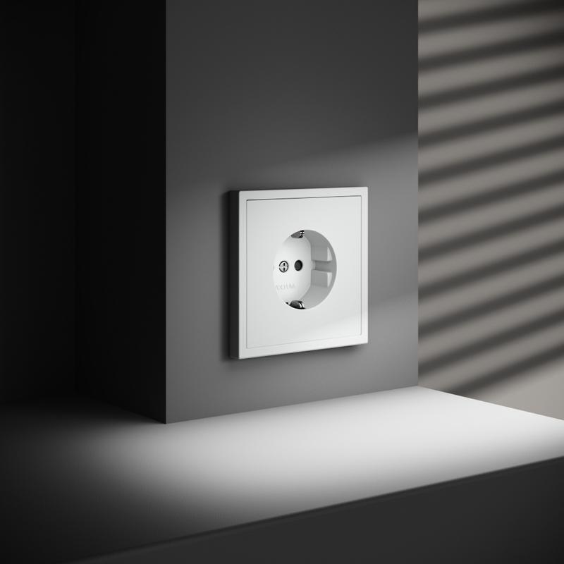  Розетка 1-м СП S70 16А с заземл. защ. шторки механизм бел. матов. Voltum VLS040202 фото в каталоге от BTSprom.by