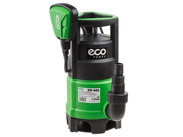 насос погружной для загрязненной воды eco dp-601, 600 вт (600 вт, 10500 л/ч, 7 м) dp-601 от BTSprom.by