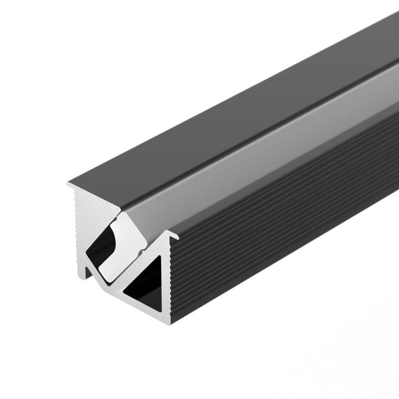 профиль sl-bevel-h10-f14-2000 anod black l2000 алюм. arlight 044084 от BTSprom.by