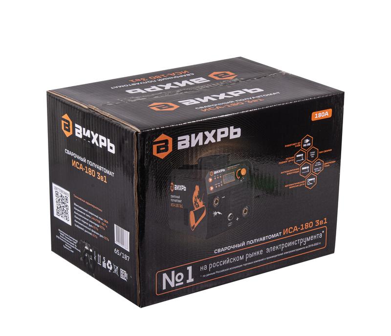  Инвертор сварочный полуавтомат.ИСА-180 3в1 Вихрь 65/187 фото в каталоге от BTSprom.by