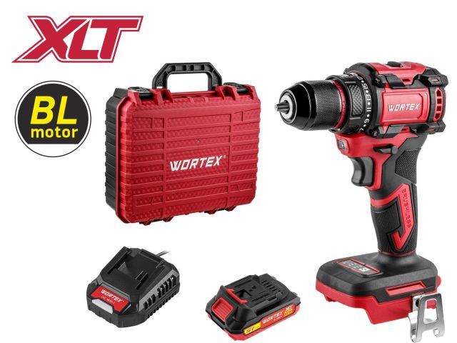 аккум. дрель-шуруповерт wortex bd 2025 dli в чем. all1 xlt бесщет, 18 в, 50 н*м, 1х1,5 а*ч, бзп 10 м (шурупы до 9 мм, защита от перегрузки и перегрева, импульсная функция) 1329835 от BTSprom.by