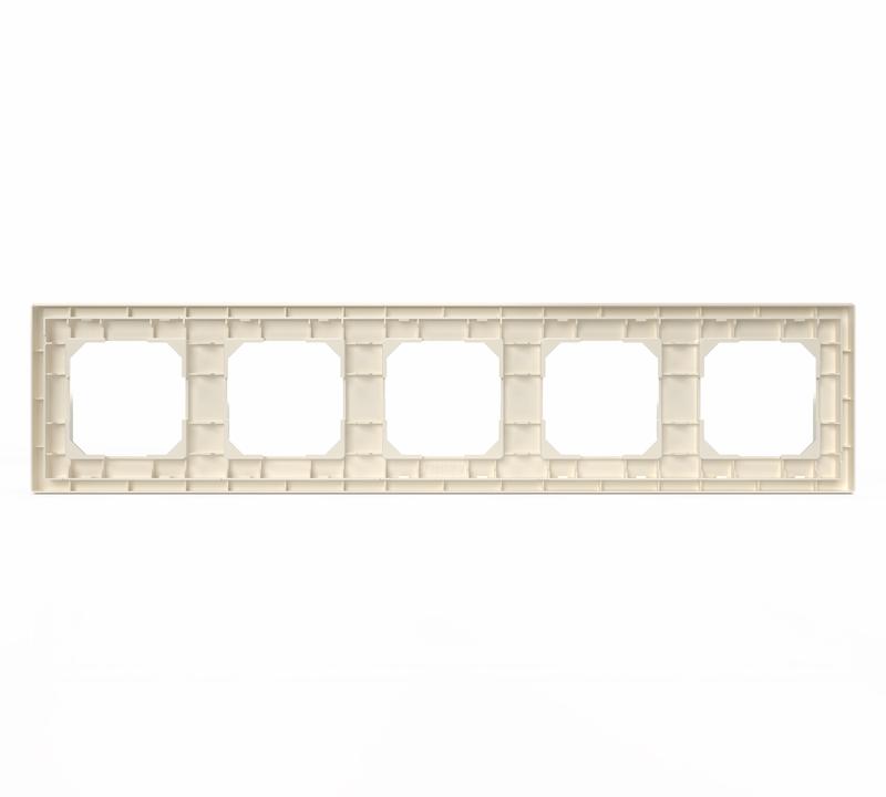  Рамка 5-м Pixel беж. TOKOV ELECTRIC TKE-PX-RM5-C02 фото в каталоге от BTSprom.by