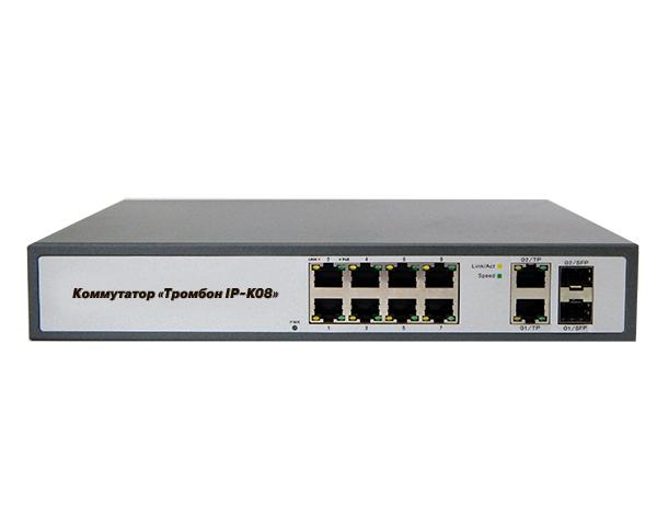 коммутатор "тромбон ip-к08" тромбон нф-00001418 от BTSprom.by
