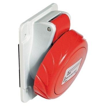  Розетка СП угл. 16А 380В 3P+N+E винт. клеммы IP67 SchE PKF16F735 фото в каталоге от BTSprom.by