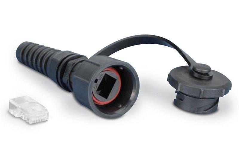 разъем промышленный plug-ie-8p8c-pv-c6 rj45 (8p8c) под витую пару ip67 кат.6 с защ. крышкой hyperline 46566 от BTSprom.by