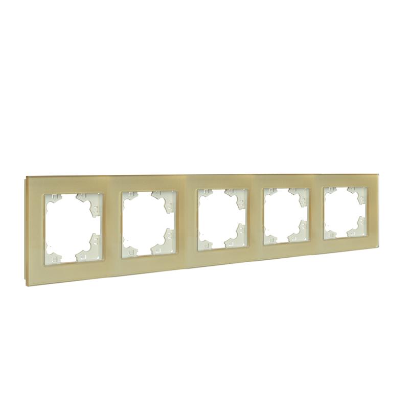  Рамка 5-м Афина стеклянная зол. UNIVersal 2294 фото в каталоге от BTSprom.by