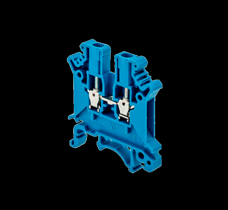клемма винтовая проходная 2.5кв.мм mtu-2.5bl син. овен 54691 от BTSprom.by