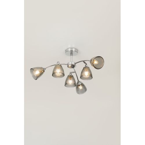  Люстра Francheska 9179-306 60Вт 6хE27 модерн Rivoli Б0068457 фото в каталоге от BTSprom.by