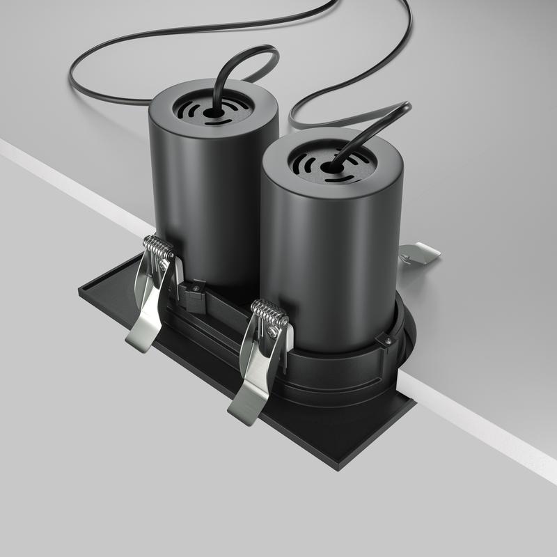  Светильник Hidden 2х10Вт 4000К 36град. встраив. Maytoni DL045-02-10W4K-B фото в каталоге от BTSprom.by