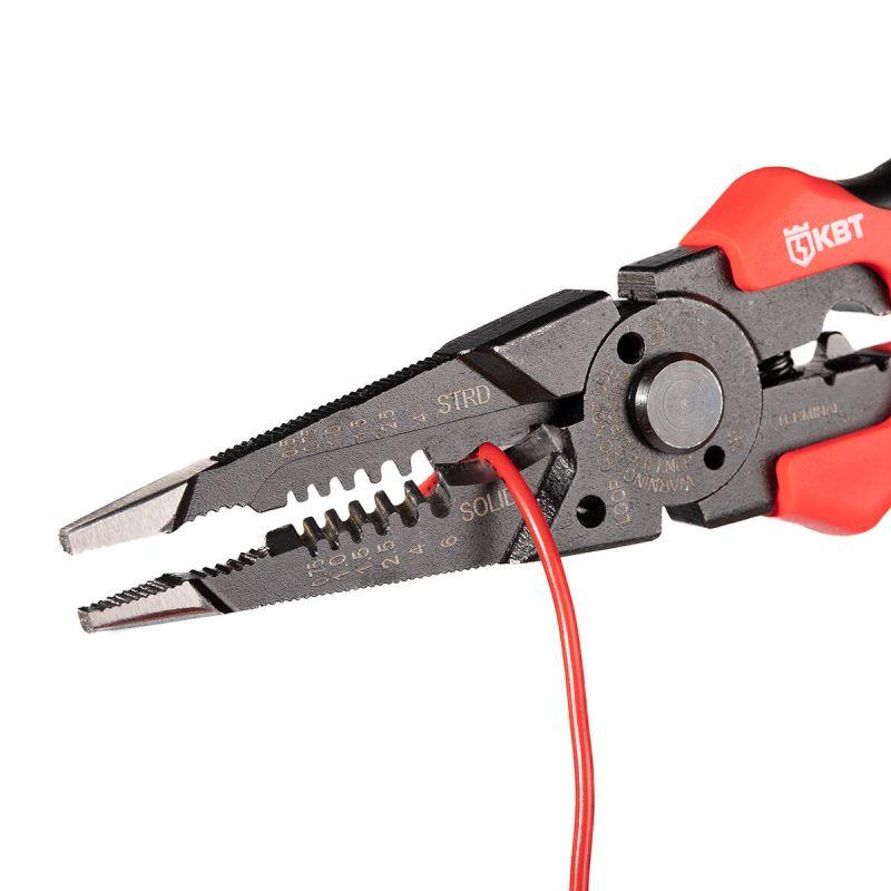  Длинногубцы-мультитул ПРОФИ 205мм КВТ 101596 фото в каталоге от BTSprom.by