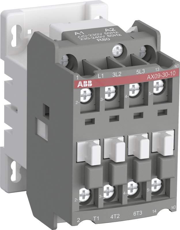 контактор ax12-30-10-80 12а ac3 с катушкой управления 220-230в ac abb 1sbl911074r8010 от BTSprom.by