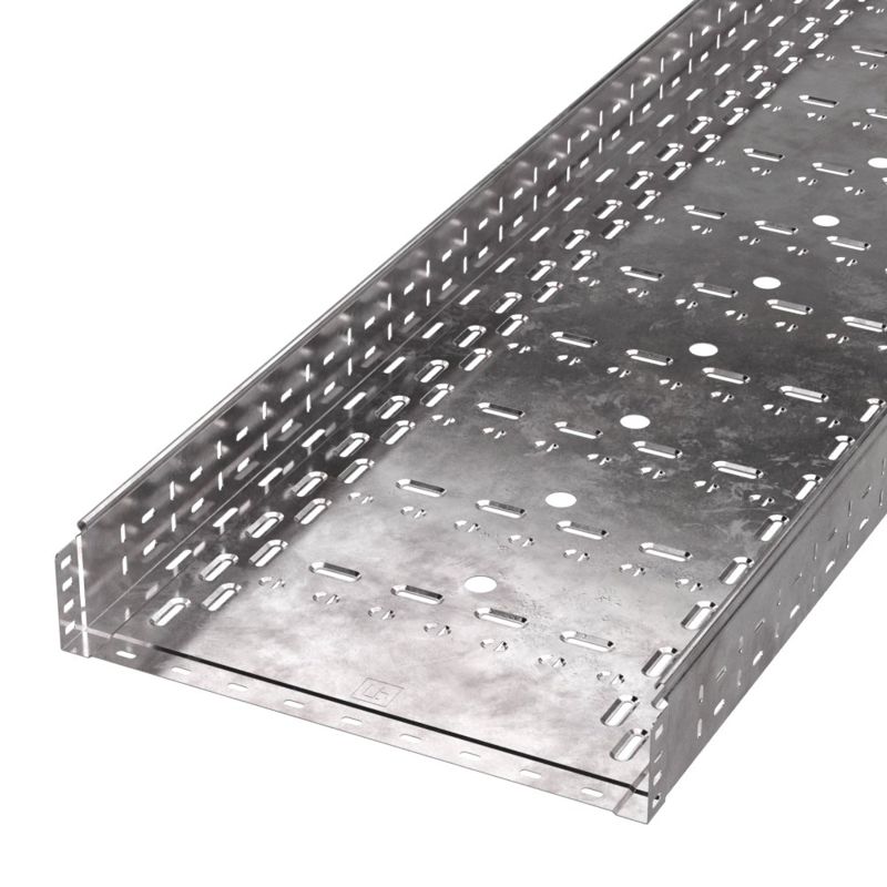 Лоток листовой перфорированный 500х100 L3000 сталь 1мм Стандарт Промрукав PR16.0019 от BTSprom.by
