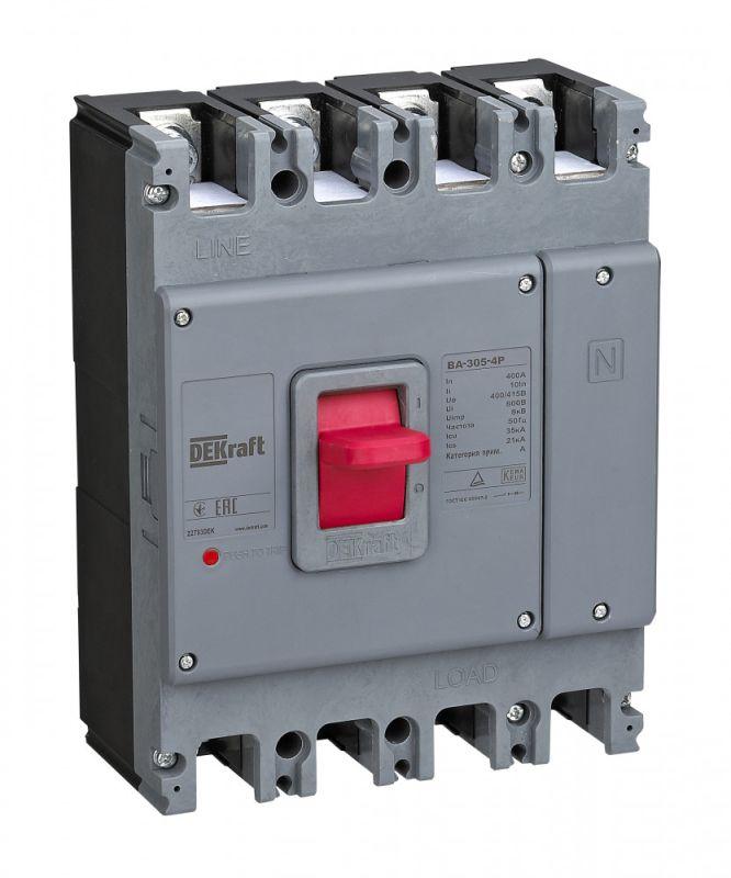 выключатель автоматический 4п 200а 35ка ва-305 dekraft 22788dek от BTSprom.by