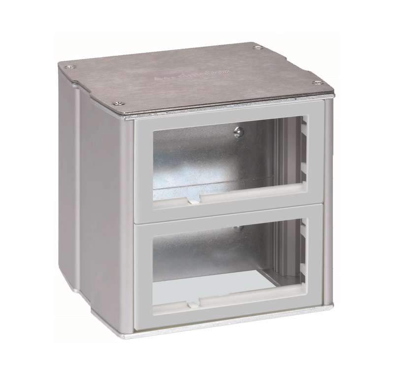 мини-башня 2-сторонняя на 8-мод. к45 130х133х128 алюм. simon connect kt800-8 от BTSprom.by