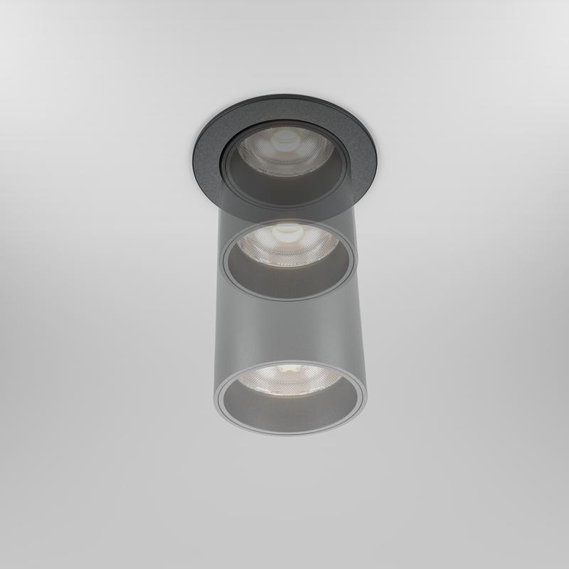  Светильник FOCUS LED 12Вт 4000К 60град. встраив. Maytoni DL125-L12-4K-B фото в каталоге от BTSprom.by