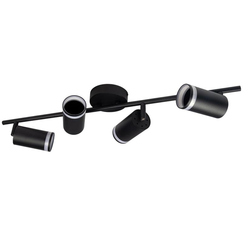 светильник pcl-0104 4xgu10 ip20 230в bl настен./потолочн. декор. под лампу jazzway 5066465 от BTSprom.by