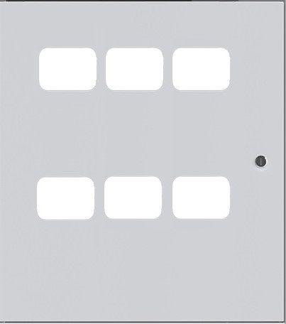 дверь для щэ 6кв. 3 окна в ряд по горизонтали ekf mb29-d-g-6 от BTSprom.by