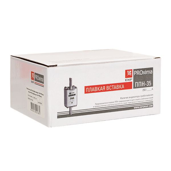  Вставка плавкая ППН-35 250/40А габарит 1 PROxima EKF fus-35/250/40 фото в каталоге от BTSprom.by