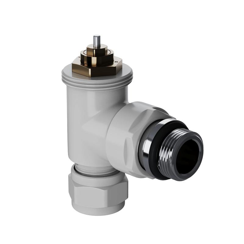  Набор термостатический угловой Design Pro 15мм М30х1.5 бел. Royal Thermo НС-1646648 фото в каталоге от BTSprom.by