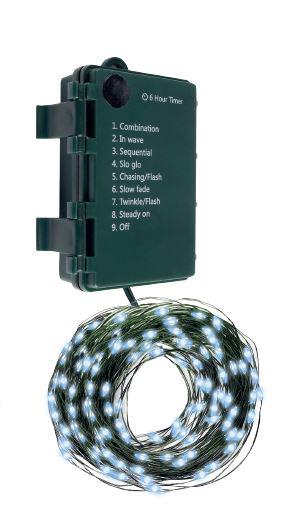 гирлянда "роса" dc-g06-120w 120 microled 12.1м. 8реж. 3хaa бел. фаzа 5059627 от BTSprom.by
