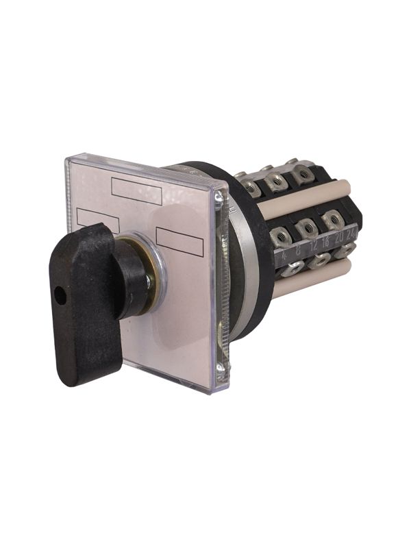 переключатель пмов-222222/i-д61 у3 6.3а 380в с самовозвратом 45-0-4град. уст. с монтаж. стороны панели ip10 электротехник et522297 от BTSprom.by