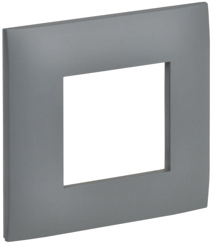 рамка 1-м skandy sk-f01gr сер. iek sk-m12-k03 от BTSprom.by