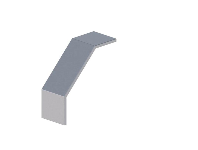 Крышка для угла внешнего 90град. осн.150 сталь 1мм ЛМсК-90Н цУТ1.5 гор. оцинк. СОЭМИ Н0121430123 от BTSprom.by