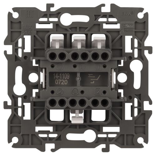  Переключатель для жалюзи Elegance 14-1109-99 10AX 250В механизм Эра Б0047860 фото в каталоге от BTSprom.by