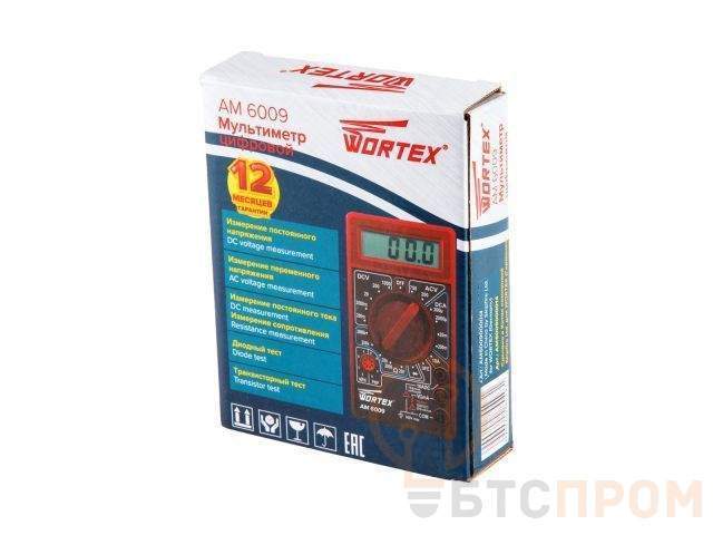  Мультиметр цифровой WORTEX AM 6009 фото в каталоге от BTSprom.by