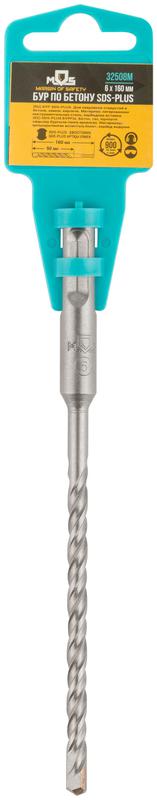 Бур по бетону SDS PLUS с двойной резьбой 6х160мм MOS 32508М фото в каталоге от BTSprom.by
