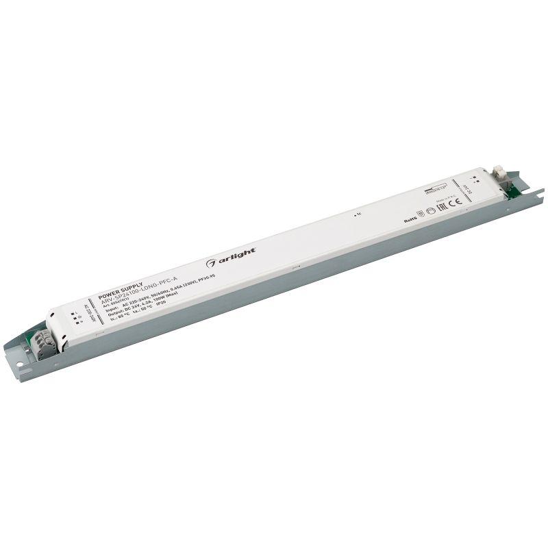 блок питания arv-sp24100-long-pfc-a 24в 4.2а 100вт ip20 метал. arlight 025479(1) от BTSprom.by