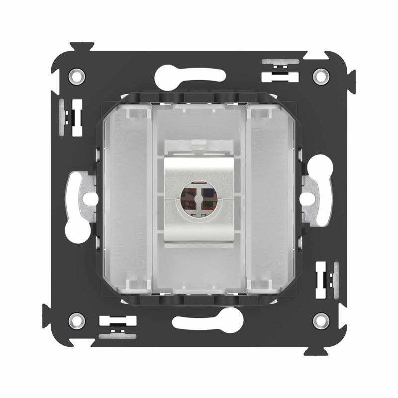  Розетка компьютерная 1-м СП Avanti "Белое облако" RJ45 кат.6 без шторок экранир. механизм DKC 4400793 фото в каталоге от BTSprom.by