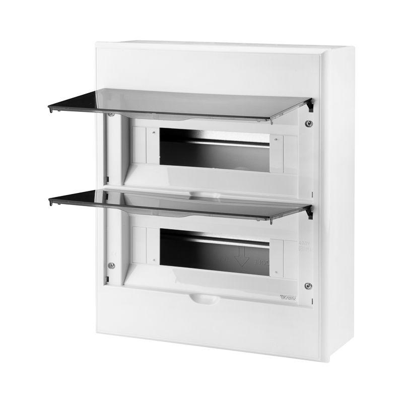  Бокс пластиковый ЩРН-П-24 IP41 бел. Kranz KR-11-0324 фото в каталоге от BTSprom.by