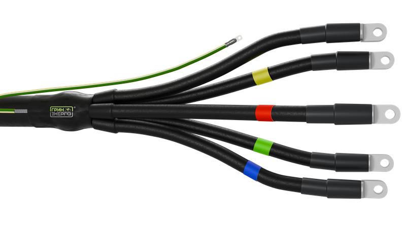 муфта кабельная концевая универс. 1кв 5пквнтпб-1-70/120(б) гринэнерго ge-5-pkvntpb-1-070-120-b от BTSprom.by