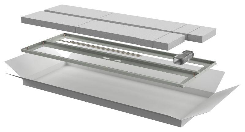 дверь двустворчатая для шкафа linea n 28u 600мм перфорир. сер. itk ln35-28u6x-d2p от BTSprom.by