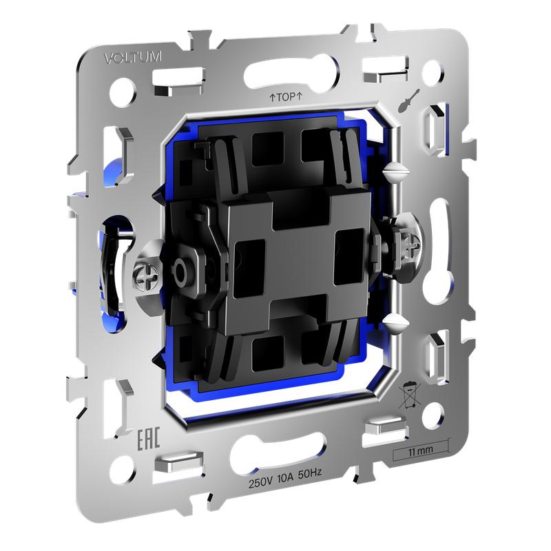 переключатель перекрестный 1-кл. s70 10а механизм voltum vls0105m от BTSprom.by