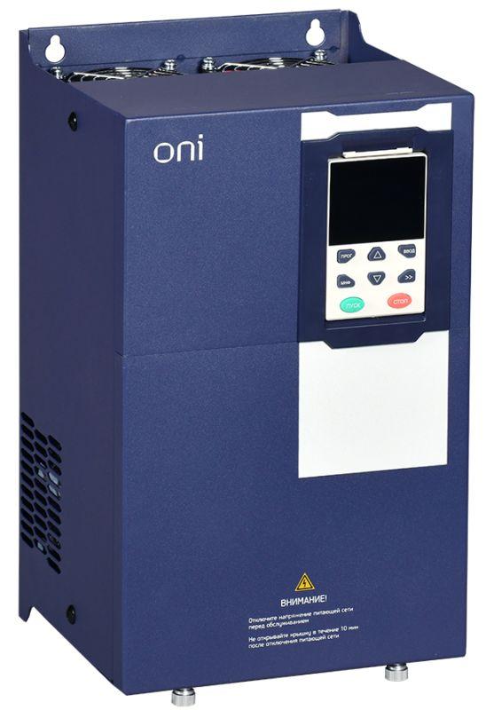 преобразователь частоты k750 380в 3ф 18-22квт 37-45а oni k750-33-1822tm от BTSprom.by